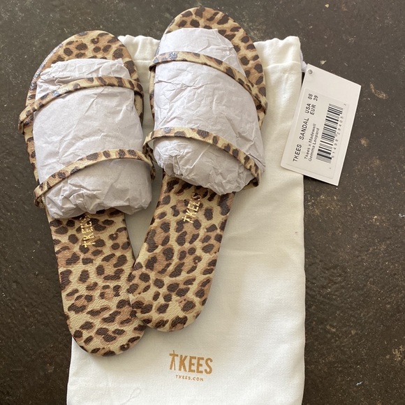 TKEES Gemma leopard exclusive collab w/ Madewell - Picture 1 of 12